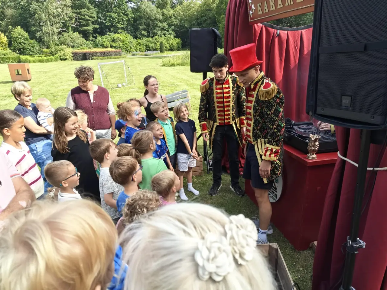 Thomas & Rune met kinderen
